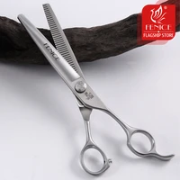 fenice 7 0 inch professional dog grooming scissors jp440c reversed thinning shears pet groomer tools accesories