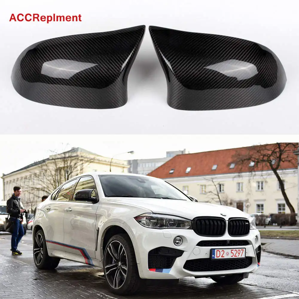 Новые зеркала заднего вида из углеродного волокна крышка подходит для BMW X3 F25 X4 F26