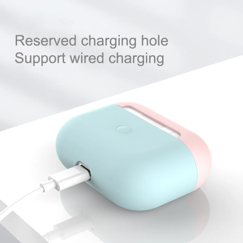 Силиконовый чехол для AirPods Pro беспроводной Bluetooth Apple Air Pods 3 наушников аксессуар