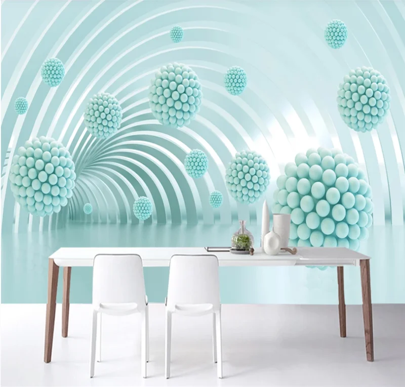 Настенные 3D обои на заказ трехмерный абстрактный архитектурный пространство