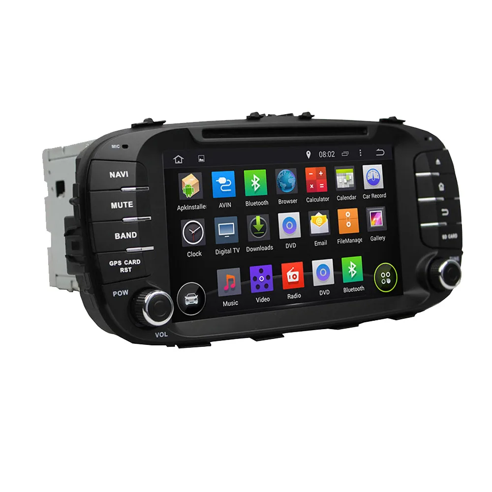 8 &quot2 Din ядер Android 9 0 dvd плеер автомобильный Радио для KIA SOUL 2014 Автомобильный