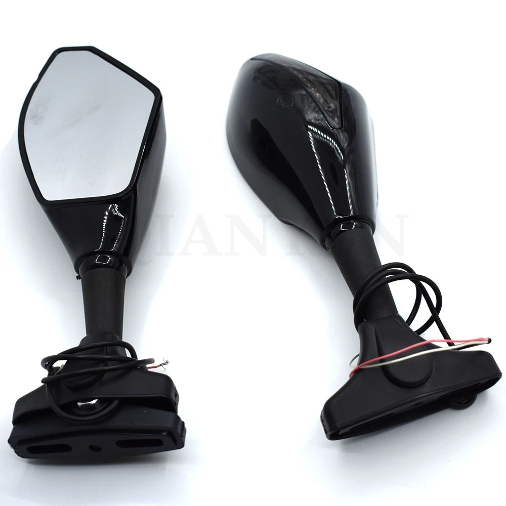 Универсальный мотоцикл заднего вида боковое Крыло зеркала w/Светодиодный