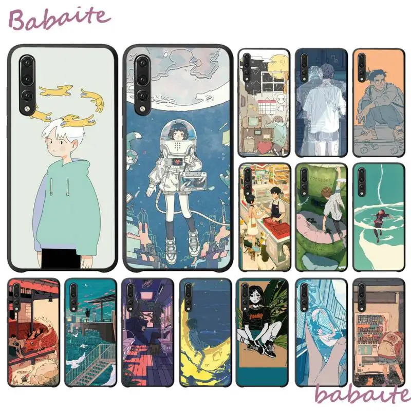 

Babaite Cute Korean Style Font TPU Soft Silicone Phone Case for Huawei NOVA 3I 3E 4 4E 5 5I PRO Y5 PRIME Y6 PEIME 2018 Y5 2019
