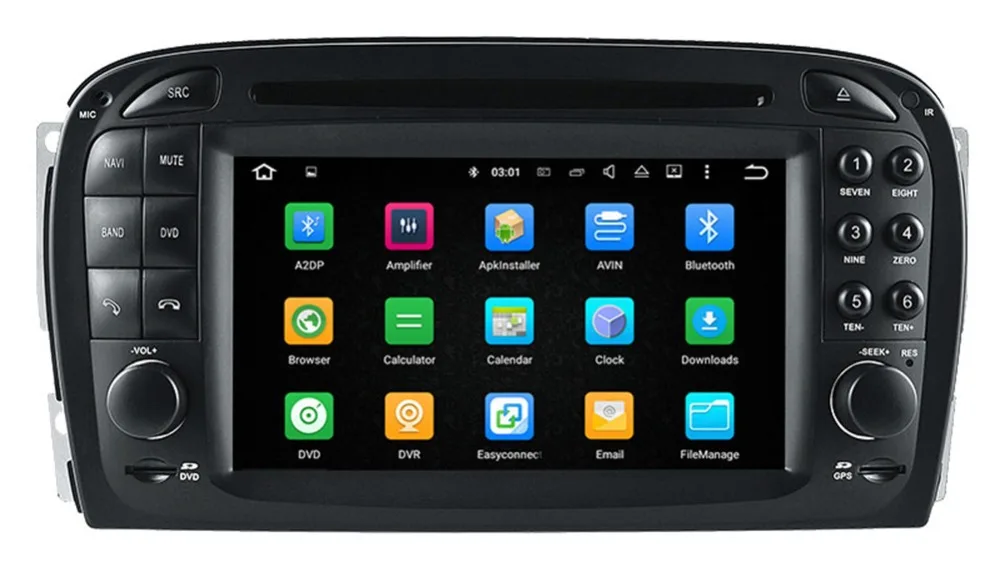 6 2 &quotAndroid автомобильный DVD GPS навигация аудио стерео плеер для Mercedes Benz SL R230 2001-2007 |
