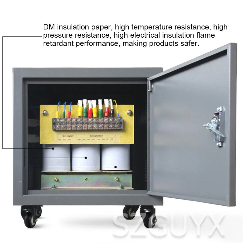 Трехфазный сухой изоляционный трансформатор от 380 В до 220 200 инструмент