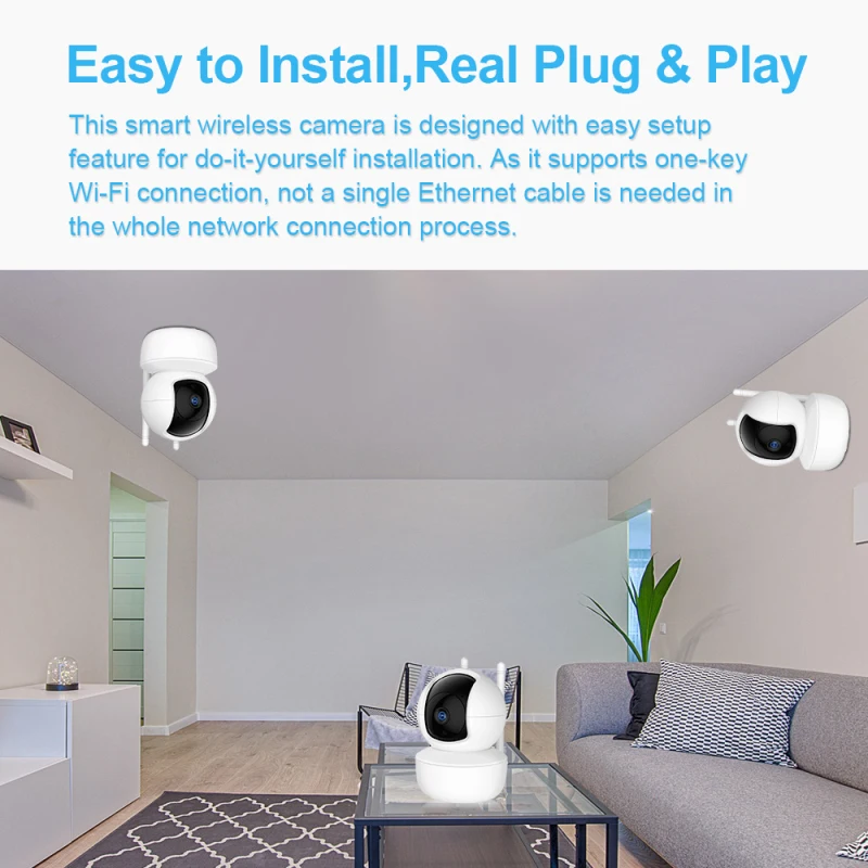 

USB Port 1080P IP Camera Security Camera WiFi Wireless CCTV Camera Surveillance IR Night Vision P2P Baby Monitor Pet Camera
