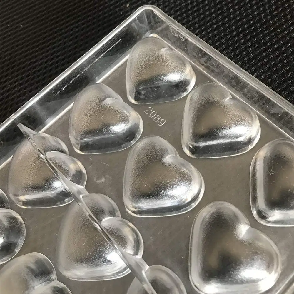 Поликарбонат 3D форма для шоколада сердце самостоятельного приготовления