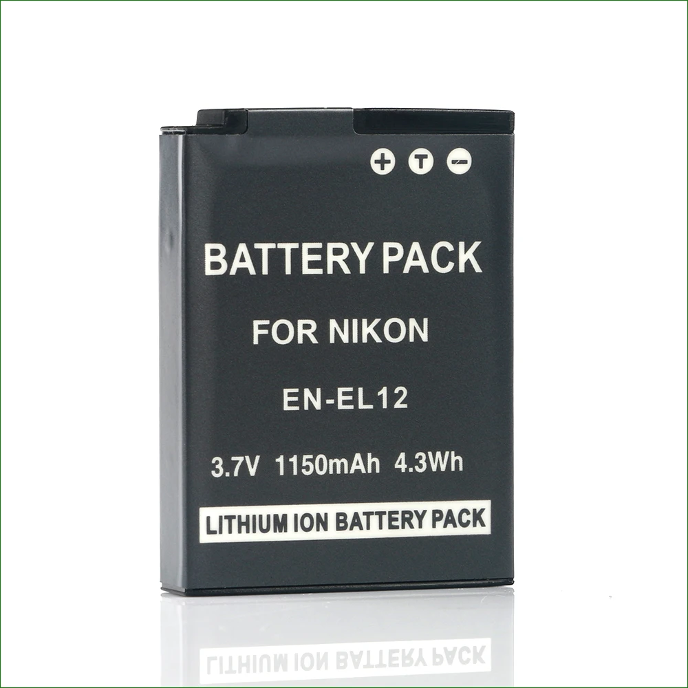 EN-EL12 ENEL12 EN EL12 Аккумулятор для цифровой камеры Nikon COOLPIX S70 S800c S8100 S8100s S8200 S9050 A1000 |