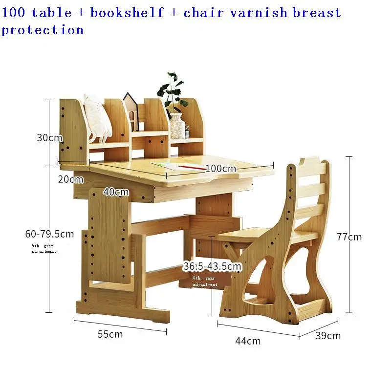 

Детский письменный стол и стул, регулируемый детский стул для обучения