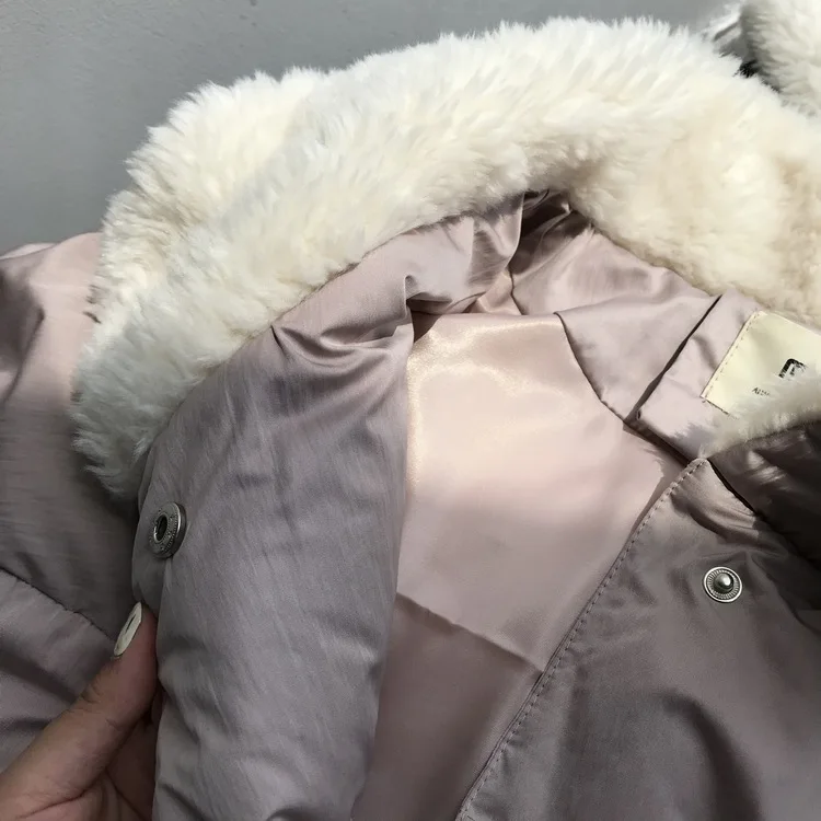 Winter New Thickened Solid Color Short ins Loose Bread Suit cotton-padded jacket Female