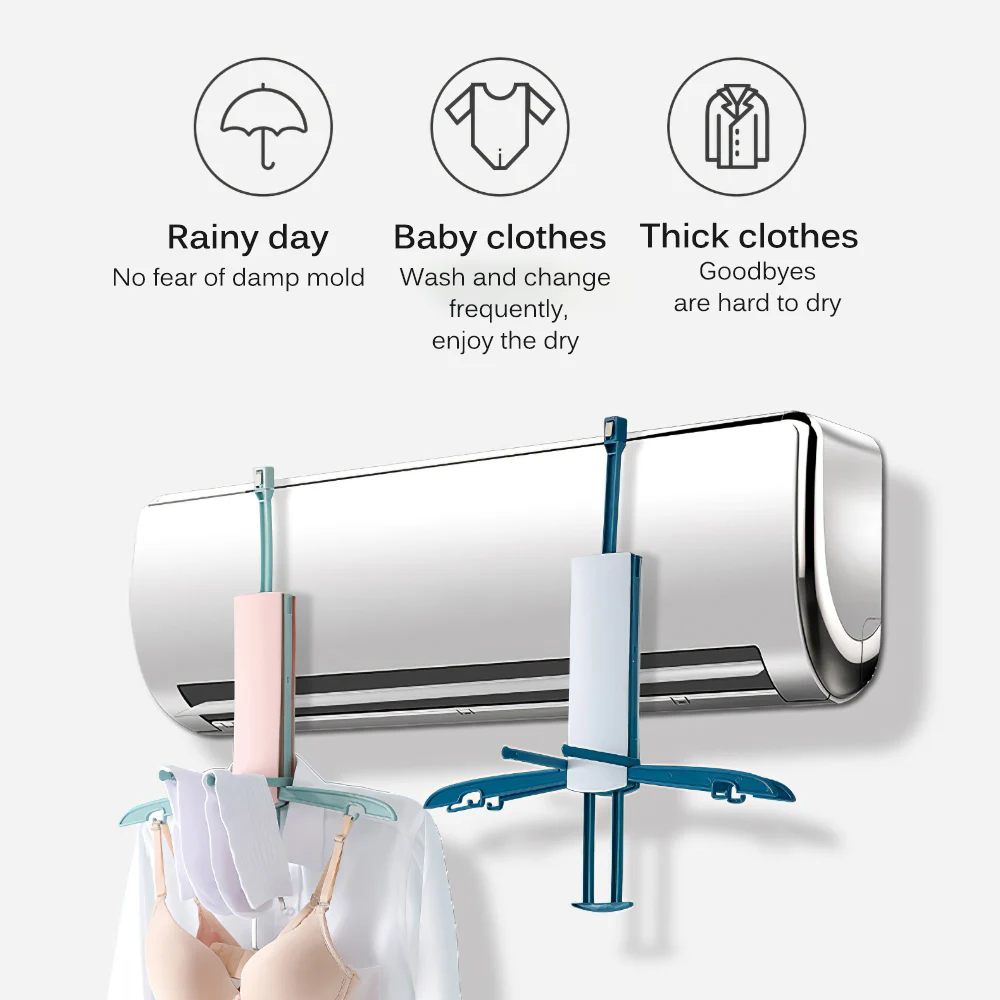 

Rack Cloth Air Condition Cloth Hanger Foldable Air Condition Cloth Rack Bracket For Home Durable Cloth Hanger Home