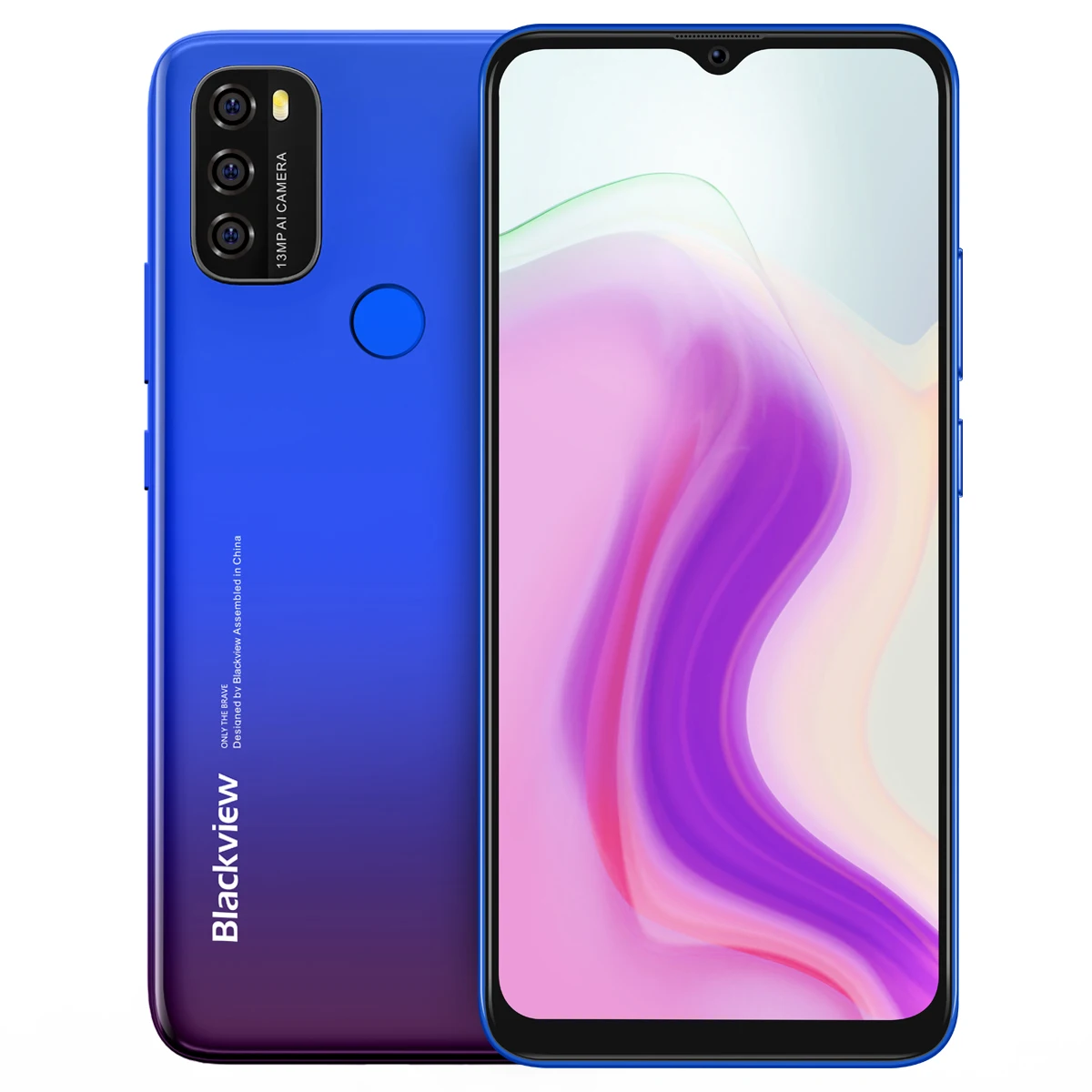 Смартфон Blackview A70 Android 11 экран 6 517 дюйма Восьмиядерный 3 Гб ОЗУ + 32 ПЗУ 5380 мАч задняя