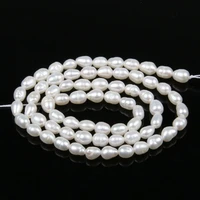 natural freshwater pearl beads high quality 38cm punch loose beads for diy women elegant necklace bracelet jewelry making