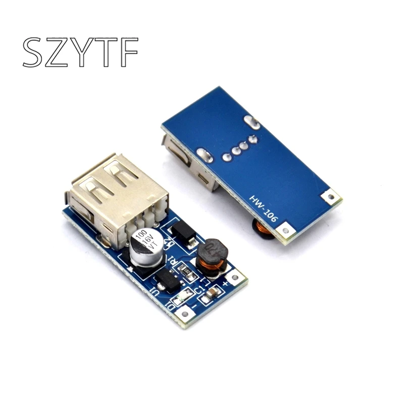 DC 0.9V-5V в 5V 600MA Зарядное устройство Power Bank Step Up Преобразователь питания Модуль напряжения USB Выходная зарядная схема Включено.