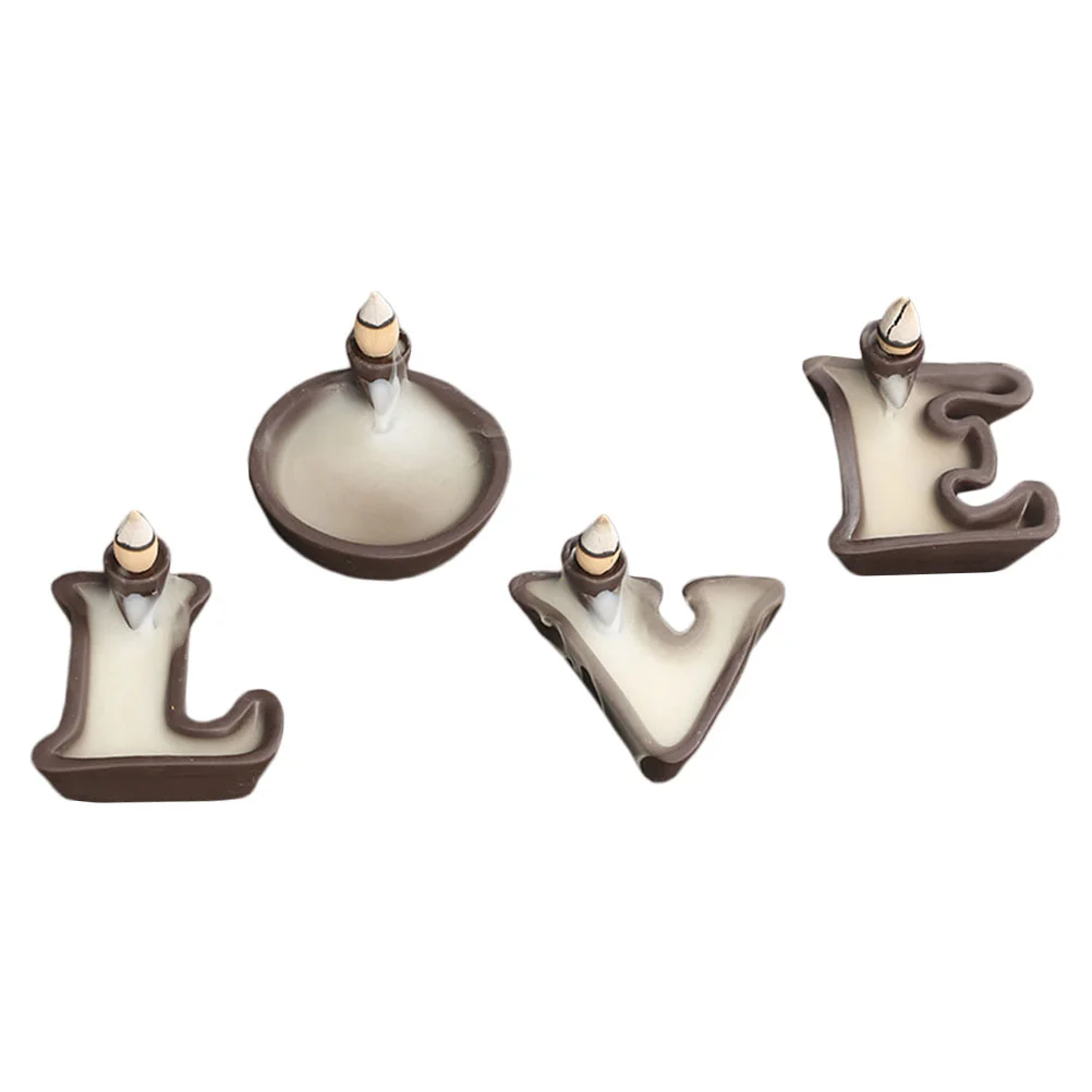 

4pcs Ceramic Incense Burner Home Aromatherapy Decoration Incense Censers