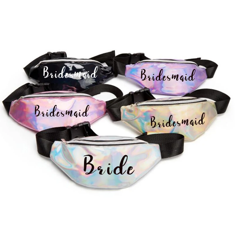 Индивидуальная поясная сумка для подружки невесты водонепроницаемая макияжа
