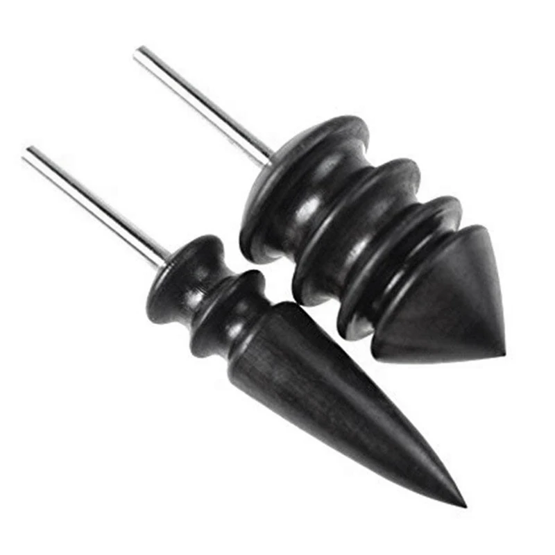 

Pointed Tip Narra Leather Burnisher leather Slicker Tool Drill Sets-1/8inch (3mm) Shank For Dremel Rotary Tools (2Pcs)