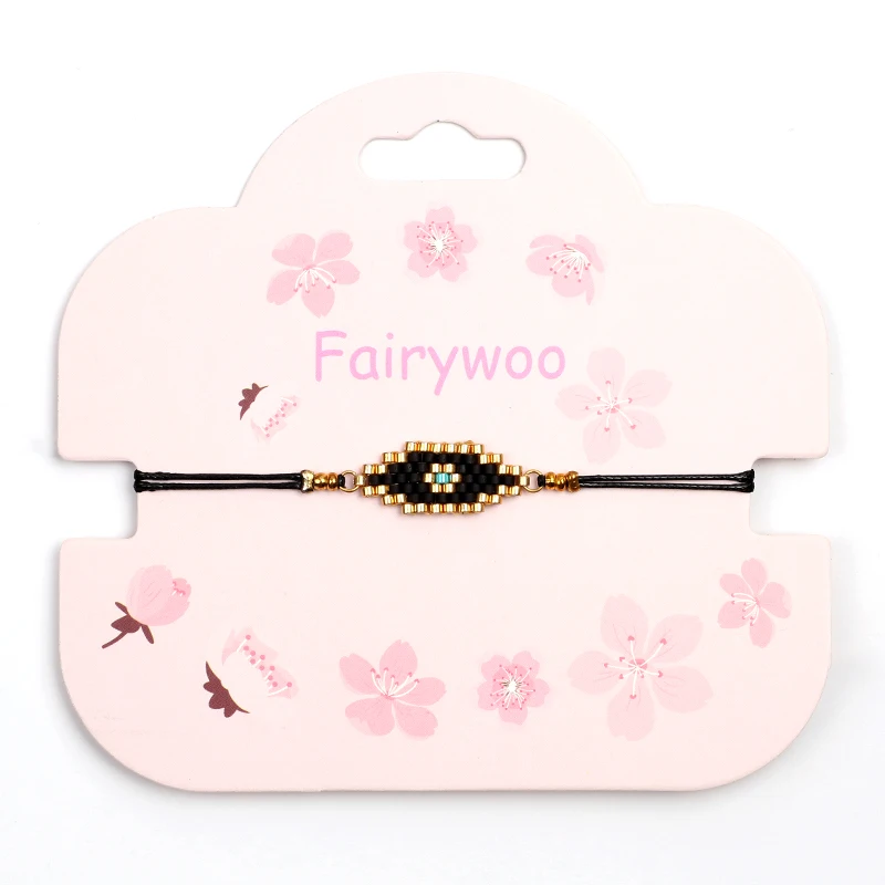 FAIRYWOO турецкий глаз браслет подарок панк Миюки ювелирные изделия для женщин