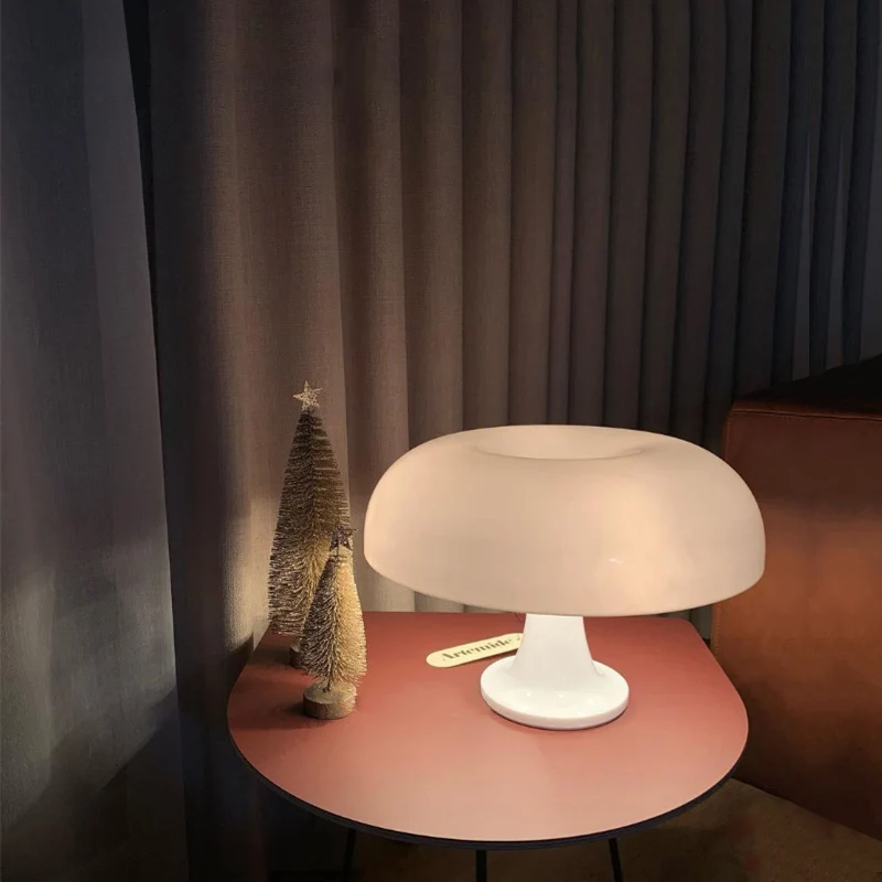 

Modern Led Table Lamp Designer Creative Mushroom Lamp Nordic Living Room Decoration Bedroom Bedside Lamp Art Decor Light Fixture