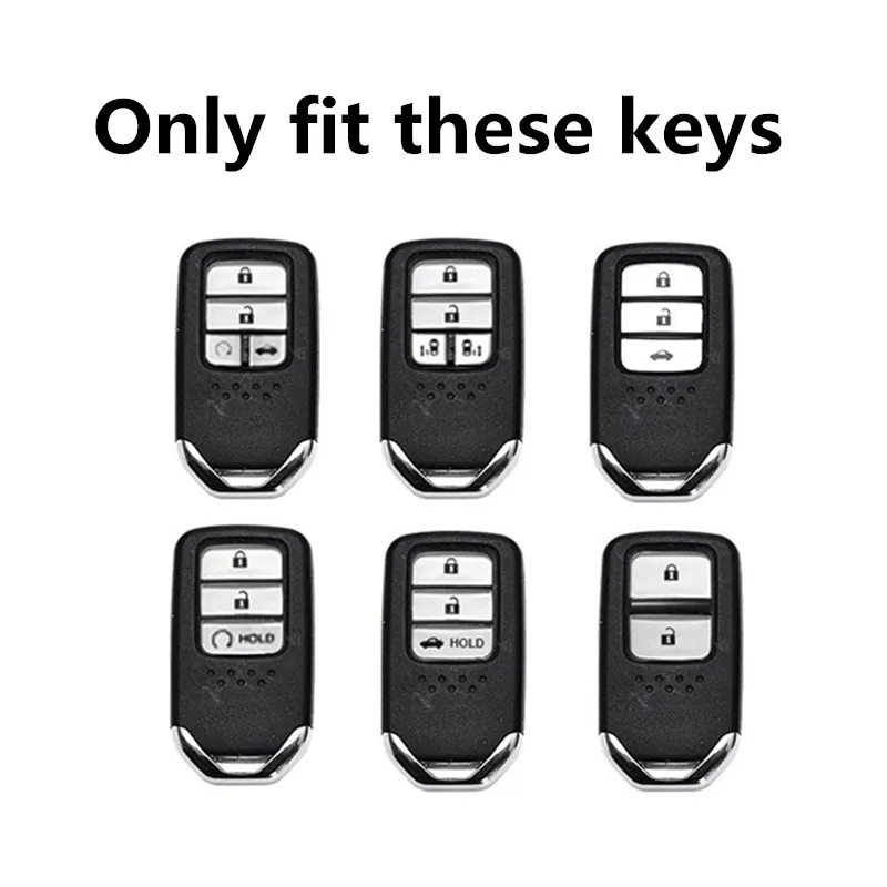 Чехол для автомобильного ключа с полным покрытием Honda Vezel city Civic 4d 2019 BR V Pilot Accord Jazz