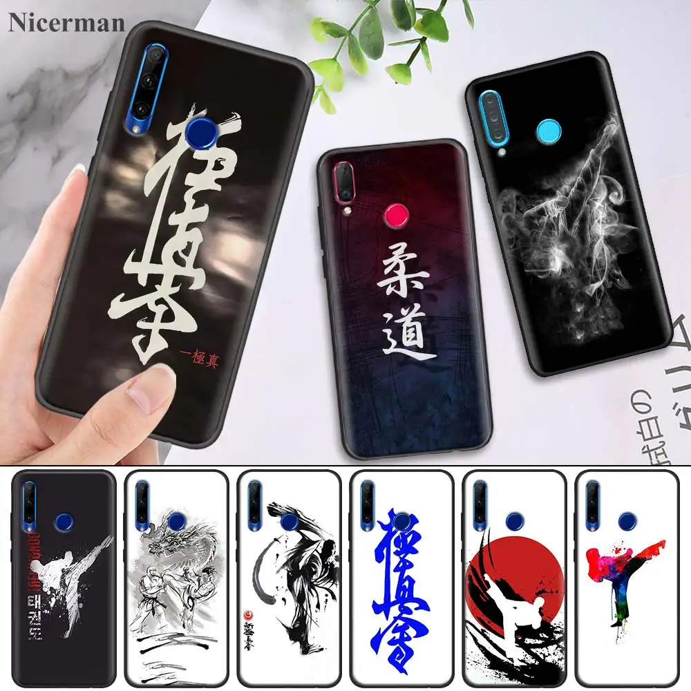 Чехол для huawei Honor 8X 8C 8A 8S 9 10 9X 20i V20 Lite рro Y7 Y6 Y5 Y9 играть наслаждаться 9E 9S Oyama Kyokushin Karate оболочки