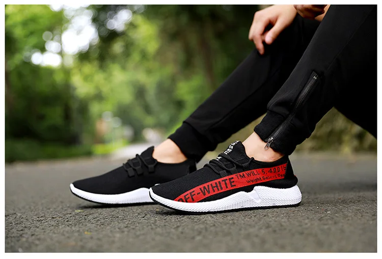 Autumn New Style Men Shoes Fashion Casual Mesh Shoes Stylish Rubber Shoes Sneakers Low Top Breathable Korean-style Running
