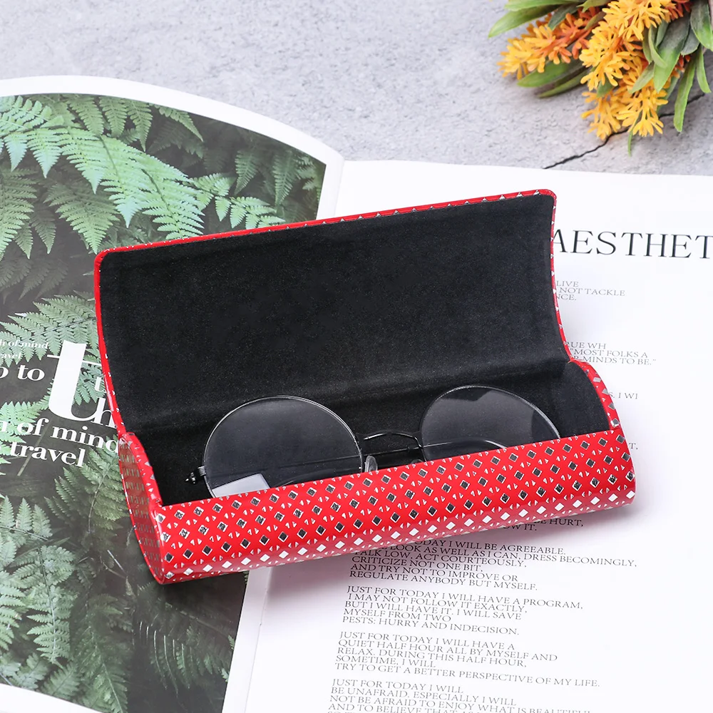 1PC Sunglasses Case Rectangle Vintage Spectacle Box Protable Imitation Wood Grain Hard Eye Glasses Protector Fashion Accessories |