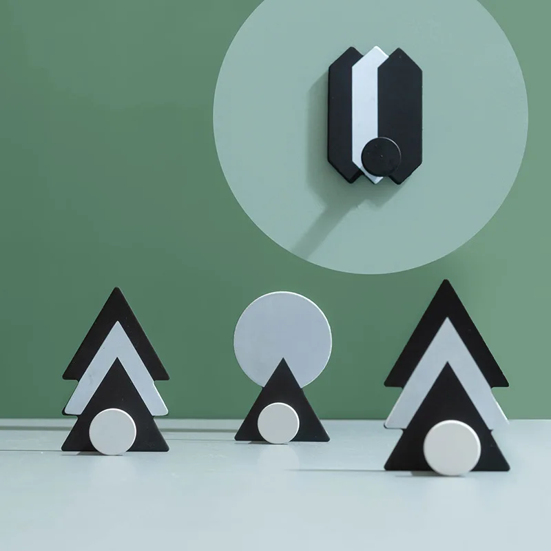 Скандинавском стиле кованого железа геометрический крюк для кухни и ванной