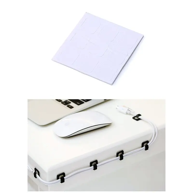 18 шт. шнур провод линия зажимы органайзера фиксатор крепежа аккуратный