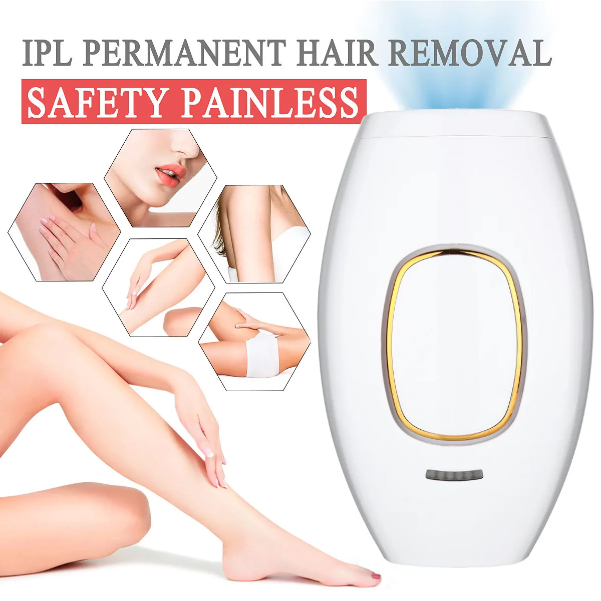

500000 Flash IPL Laser Epilator Portable Depilator Machine Full Body Hair Removal Device Painless Personal Care Appliance