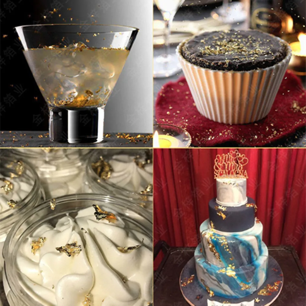 

10g Gold Leaf Gilding Resin Flakes Shiny Gold Leaf Flake Resin Art Decoration Diy Candle Making Supplies Decor Accessory