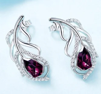 

YTF1348 925 pure silver love lady Earrings lovers Earrings