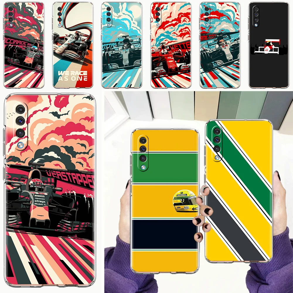 

Ayrton Senna F1 Phone Case For Samsung Galaxy A50 A70 A20 A30 A40 A20E A10 A10S A20S A02S A12 A22 A32 A52 Silicone Clear Cover