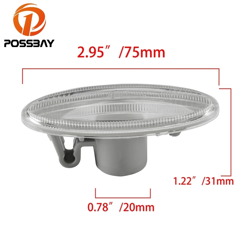 POSSBAY Car Fender Light Cover Front Side Turn Signal Lights Housing Fit For Nissan Cube 2009-2013 X-Trail 2007-2013 Lamp Base | Автомобили