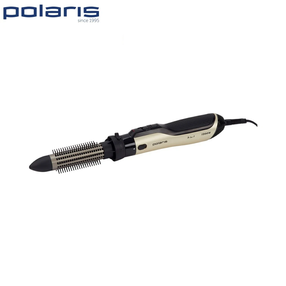 Фен щетка Polaris PHS 1202 шампань|Фены для волос| |