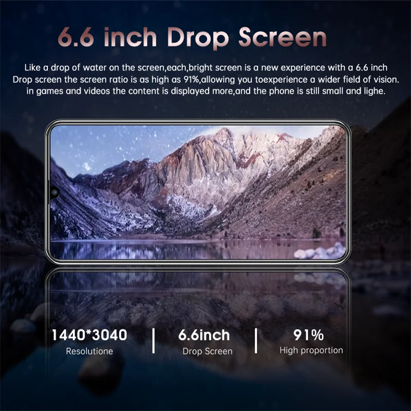 

S21Ultra 5G LET Mobile Phones 6.6 Inch 12GB+512GB Android10 Smartphones 24MP+48MP 10-Core MTK6889 6800mAh Dual SIM Cellphones