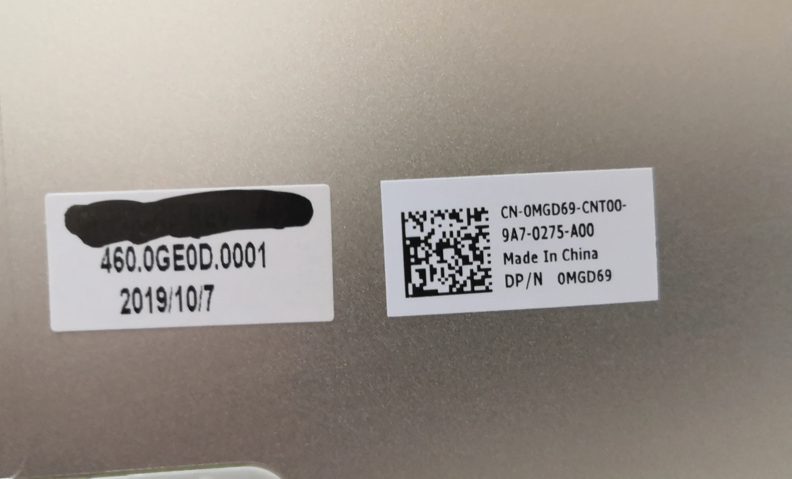 A- 0MGD69 MGD69 Серебряный для Dell Inspiron 15 7000 2-in-1 7590 7591 нижний чехол Чехол базовый D |