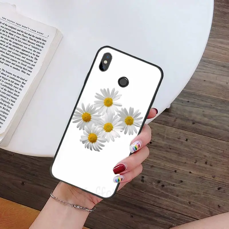 

Flower daisy Phone Case For Xiaomi Redmi mi note 7 8t 9 9t 9s 8 10 10t 11 pro lite K20 max 3