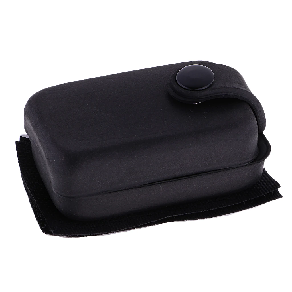 

Tooyful PU Rectangle 9V Active Pickup Battery Holder Bag Cover Box for Electric Guitar Bass Accessories