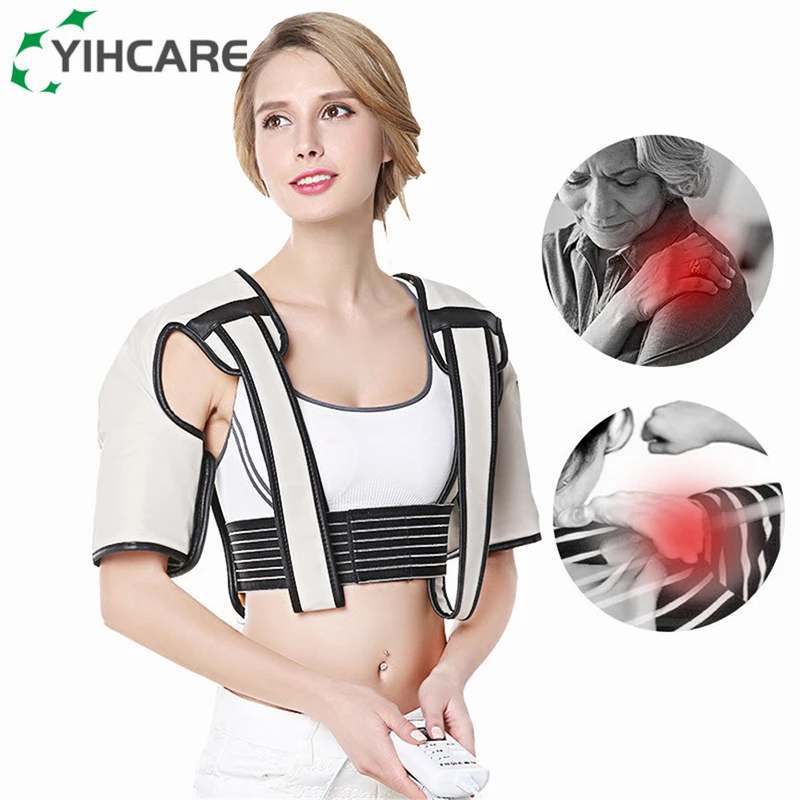 Электрический массажер для спины плеч шеи инфракрасного подогрева разминающая