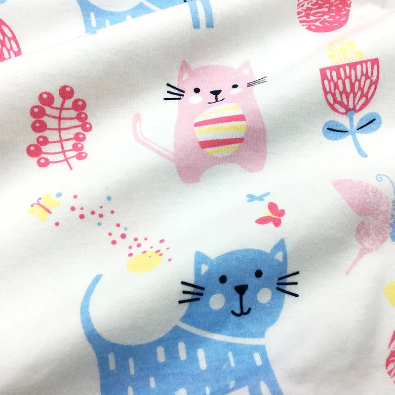 Комбинезон для девочек 6-24 мес. с коротким рукавом и принтом | Детская одежда обувь