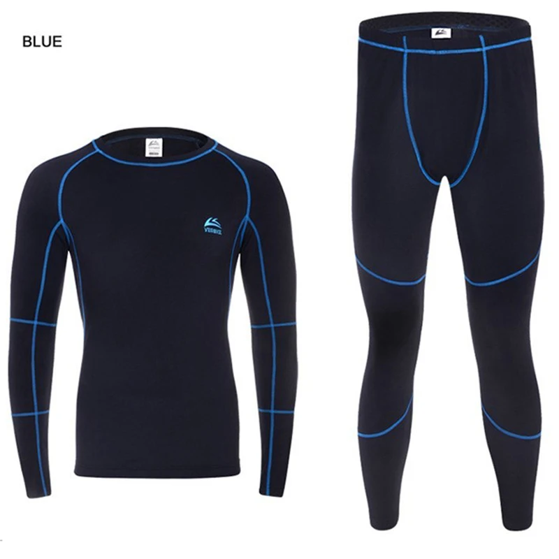 Новое поступление 2019 мужское зимнее термобелье комплекты компрессионного