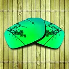 Поляризованные Сменные линзы для солнцезащитных очков Oakley в оправе с блестящим покрытием, зеленые варианты