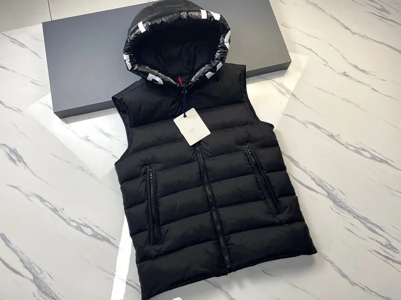 

Winter Down Jacket Sleeveless Waistcoat Hooded Casual Male Coat Veste Homme Doudoune Sans Manche Casaco Masculino Inverno