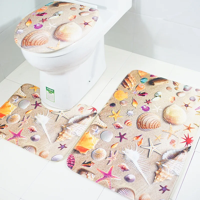 3 шт. коврики для ванной нескользящий коврик размер 50*80 см | Дом и сад