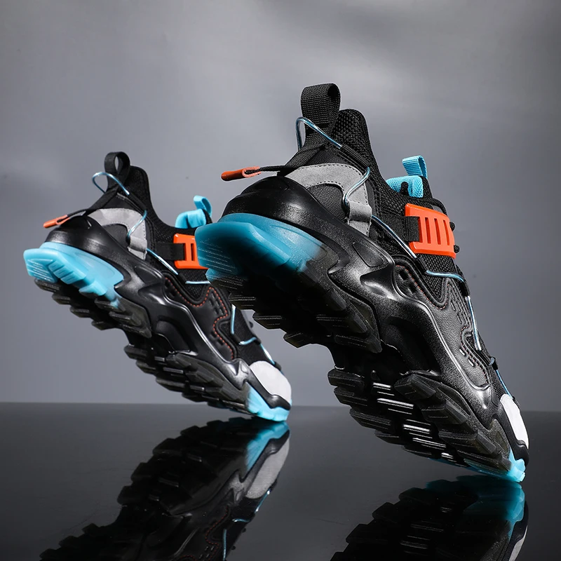 

2021 New Shoes for Men Sneakers Light Breathable Trainers Men Walking Cushioning Chunky Outdoor Men's Shoes Zapatillas Hombre