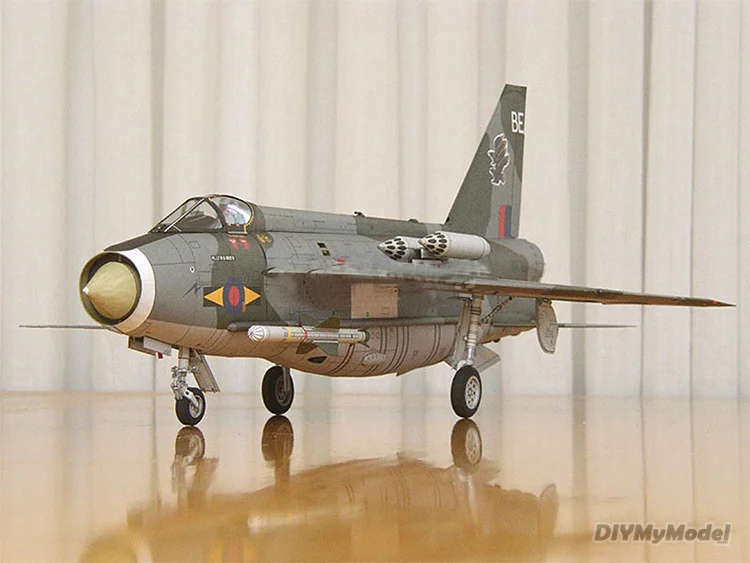 DIYMyModeI1: 33 rayo brit&aacute;nico f mk.6, KIT de modelos de papel para manualidades, rompecabezas de juguete hecho a mano, regalo, accesorios de pel&iacute;cula-3