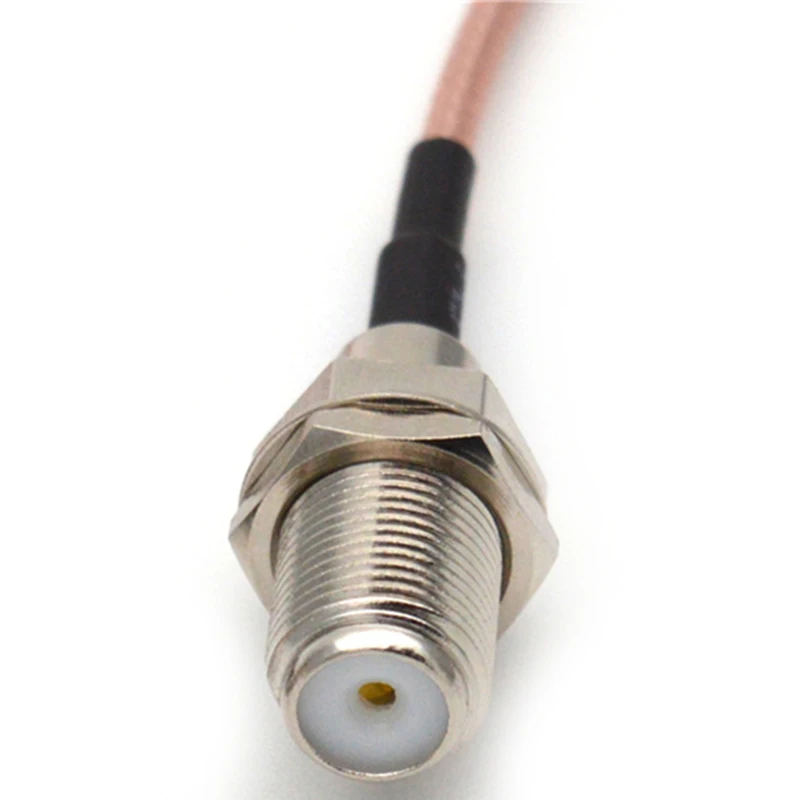 

10 Pieces F Female Jack to TS9 Male Right Angle Plug Pigtail Cable RG316 Extension Cable 15CM