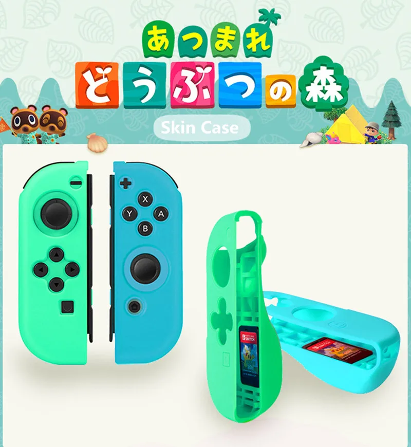 Мягкий силиконовый защитный чехол Joy-con противоскользящий резиновый аналоговый