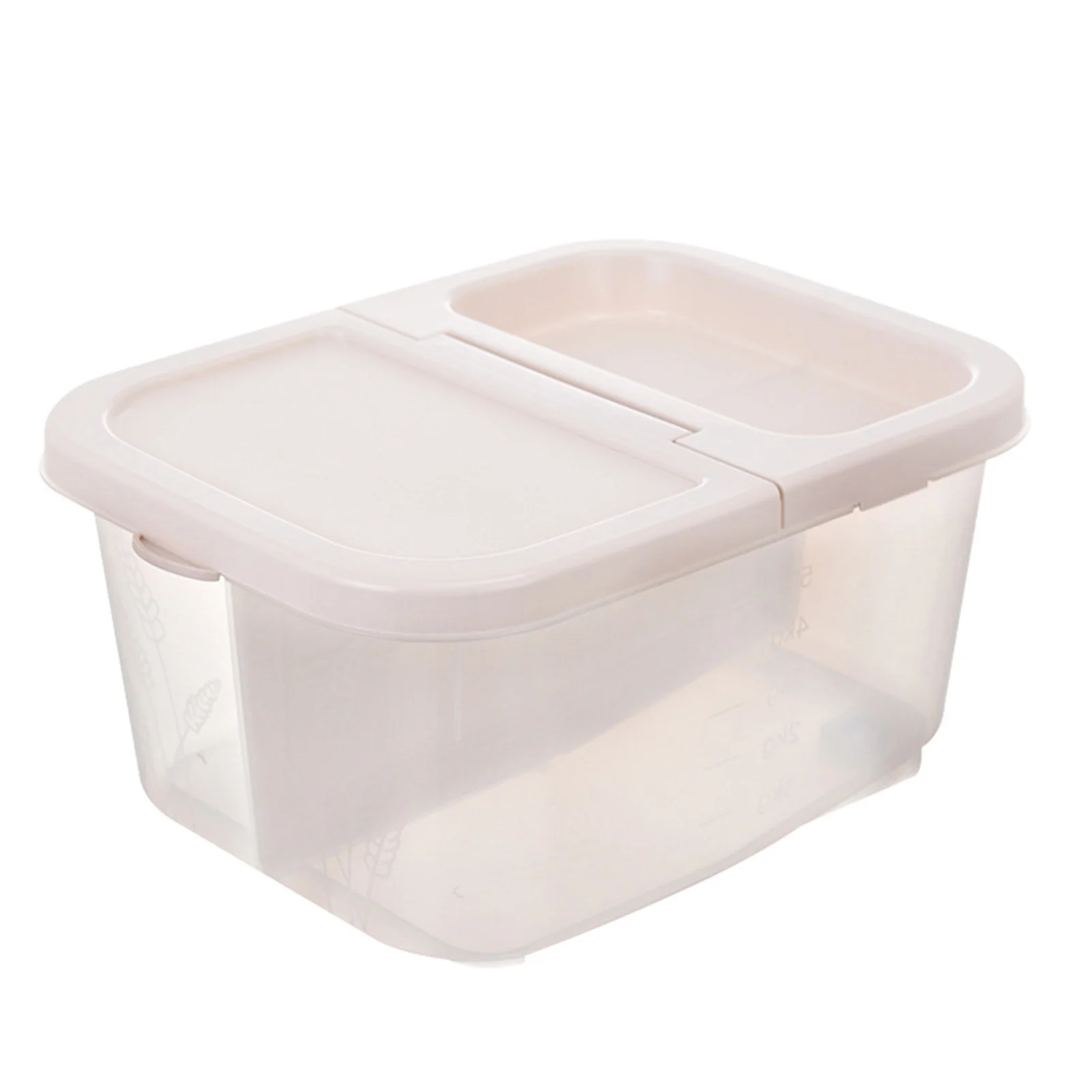 

Rice Storage Box Sealed Moisture-Proof Large Capacity Grain Flour Container Kitchen Rice Storage Box Flip Cover Kitchen Organize